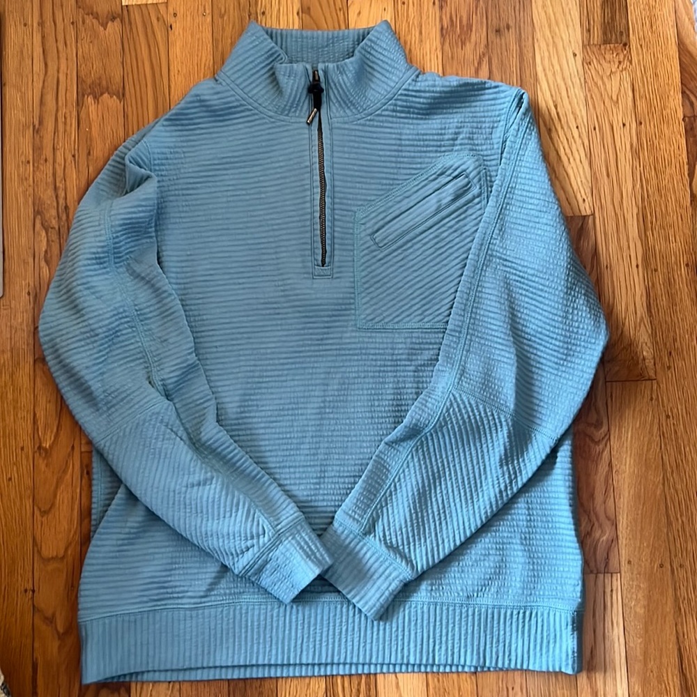 Billy Reid Quilted Half Zip